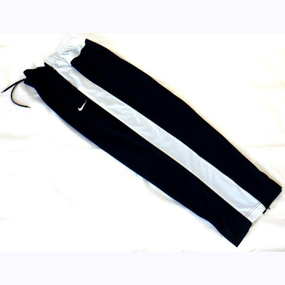 Nike blue white stripes basketball sweatpants XL